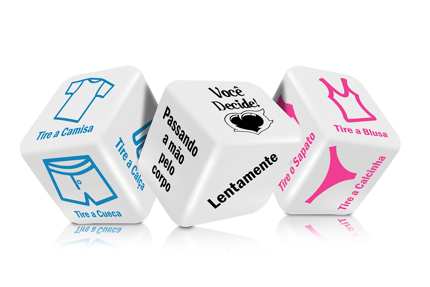 Strip Tease Game Dice for Couples – 3 Units