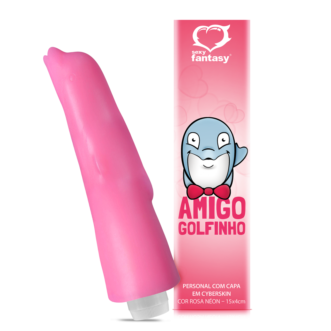 Dolphin Friend in Cyber with Vibration – 15 cm x 4.5 cm